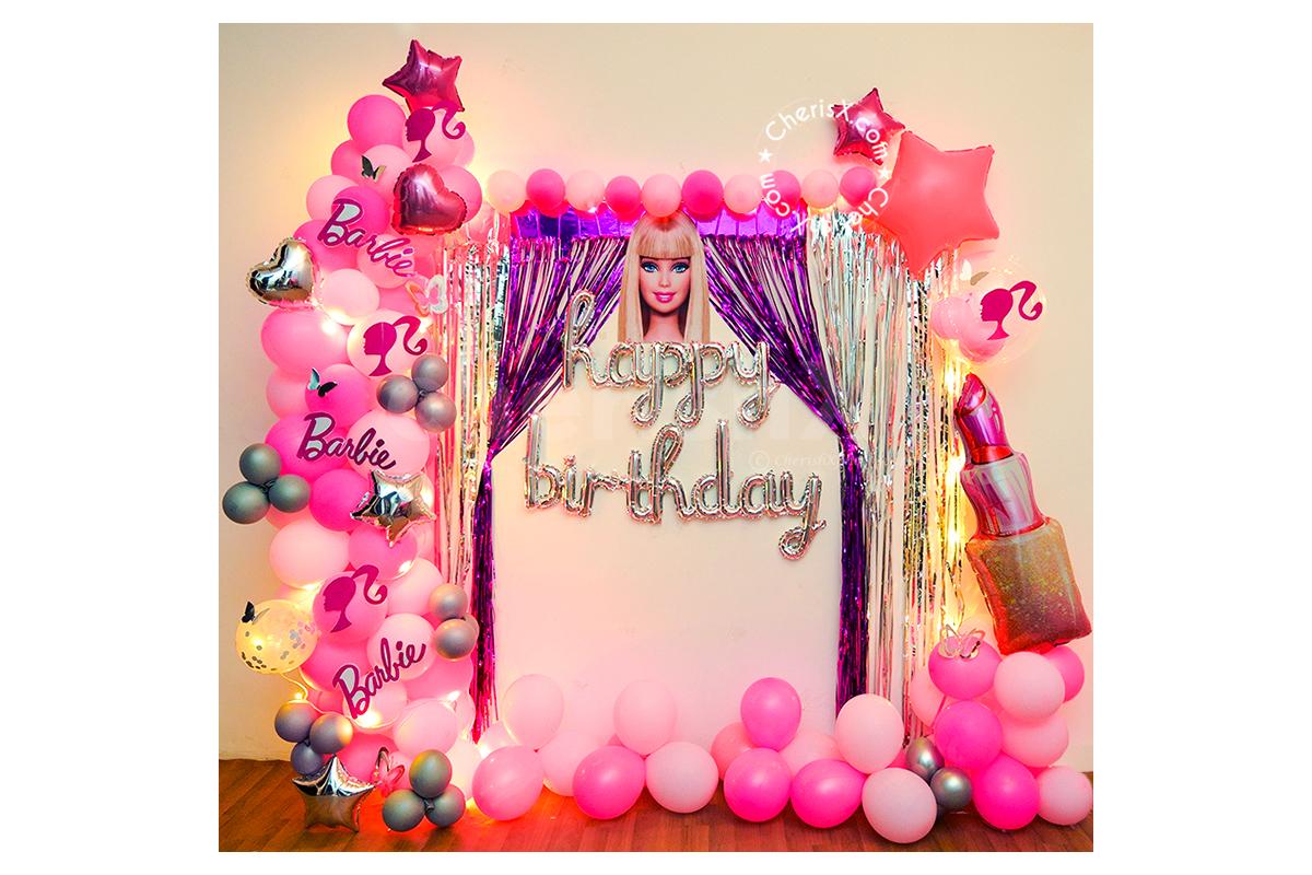 Barbie Theme Birthday Decor For Home In Delhi NCR Gurgaon Noida