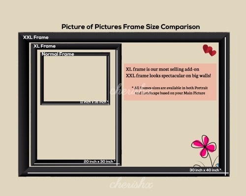 Different Frame sizes for your picture