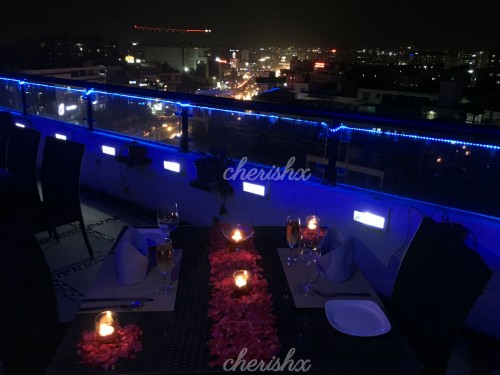Romantic Rooftop Candlelight Dinner Experience in Bellandur, Bangalore