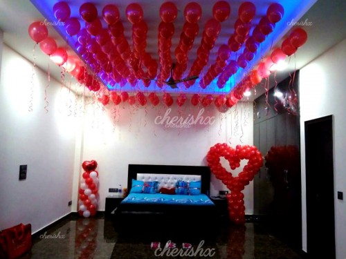 Surprise your special one with this Charming Cupid Decor in Bangalore.