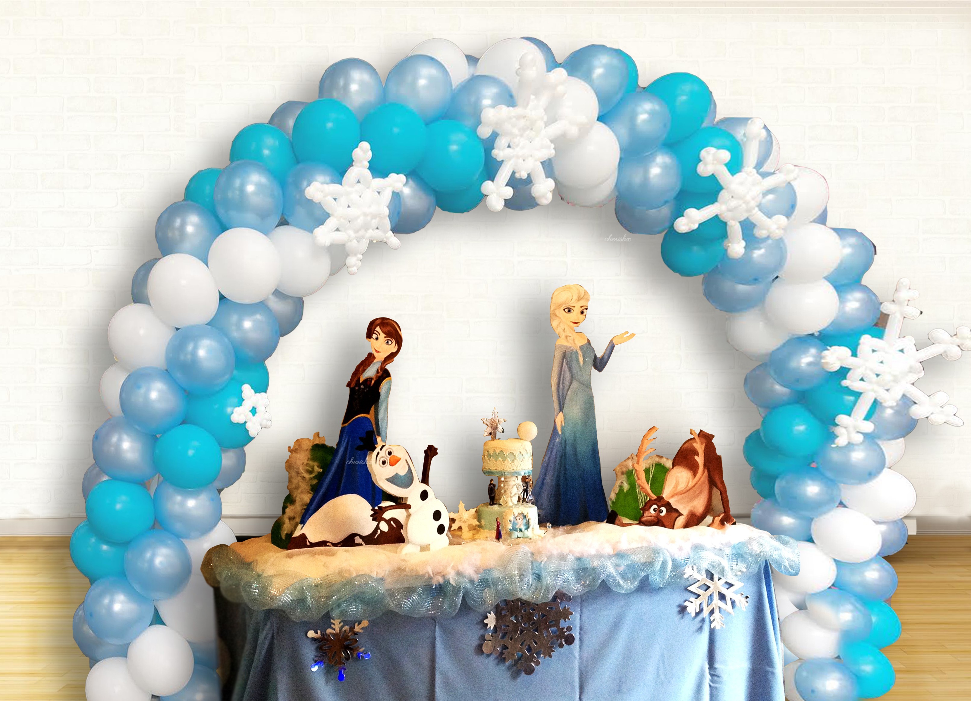 Elsa Frozen Theme Birthday Decor