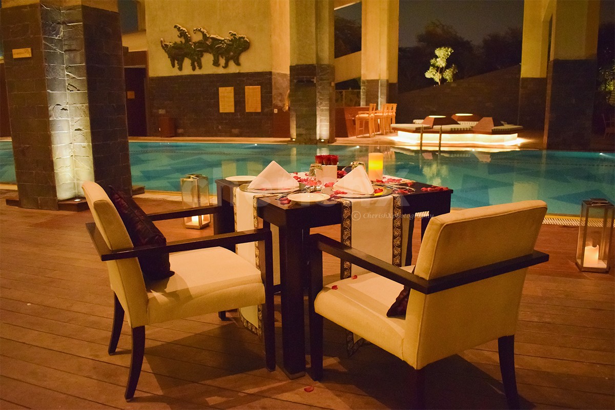 Table Reservation for Poolside Candlelight Dinner at Taj Vivanta, Dwarka