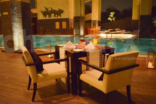 Table Reservation for Poolside Candlelight Dinner at Taj Vivanta, Dwarka