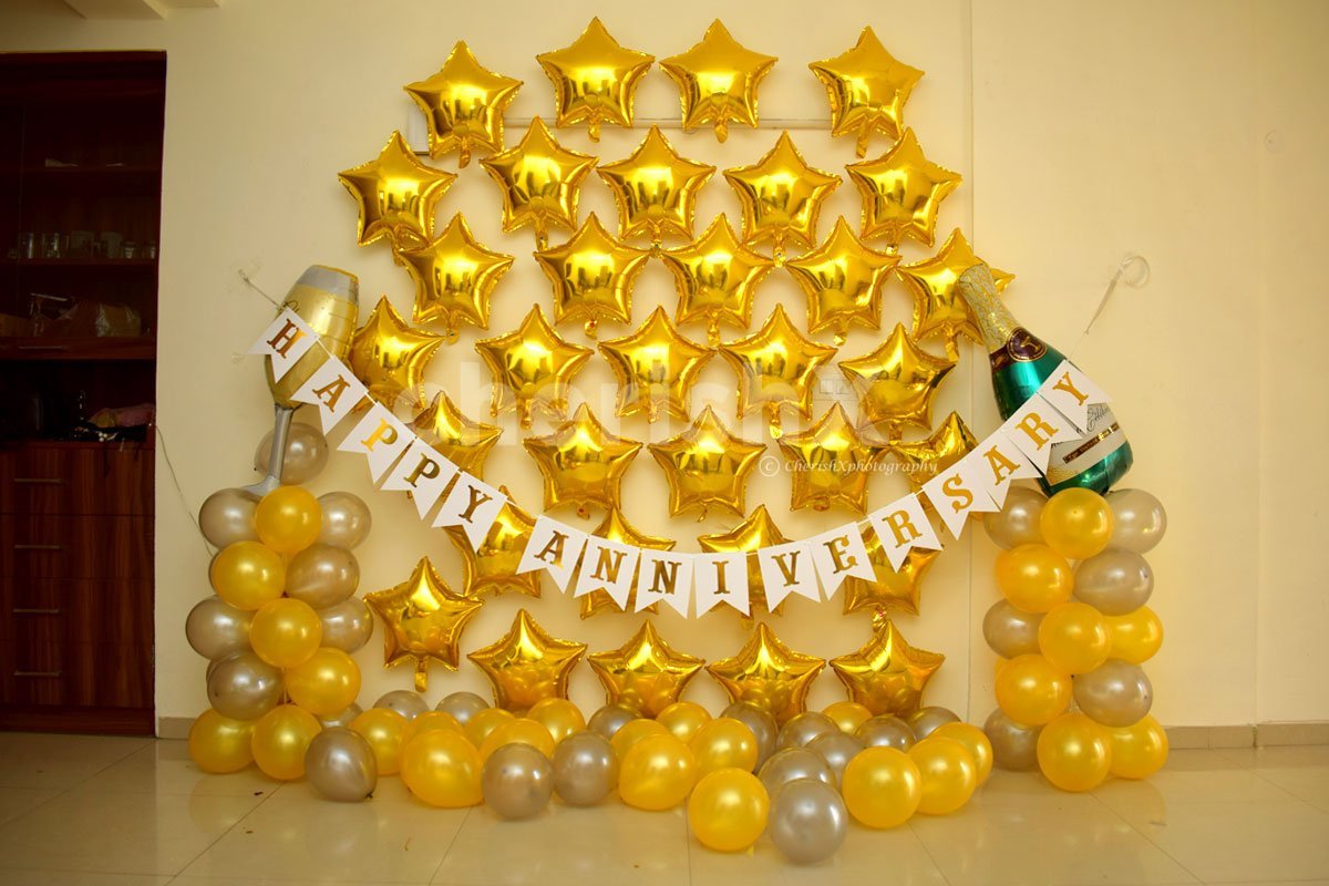 GOLD Balloon Decor Jaipur