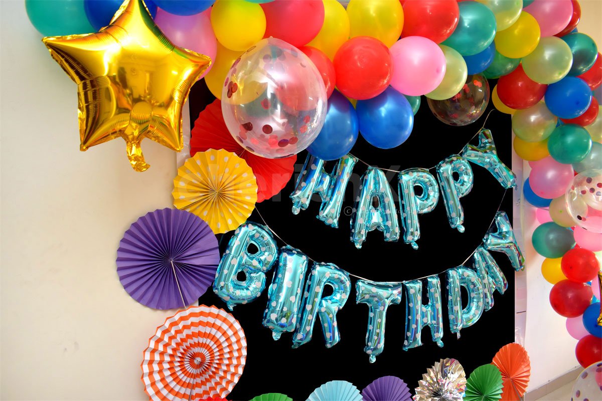 Colourful Balloon Birthday Surprise