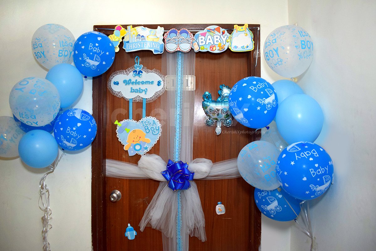 welcome home baby boy party ideas