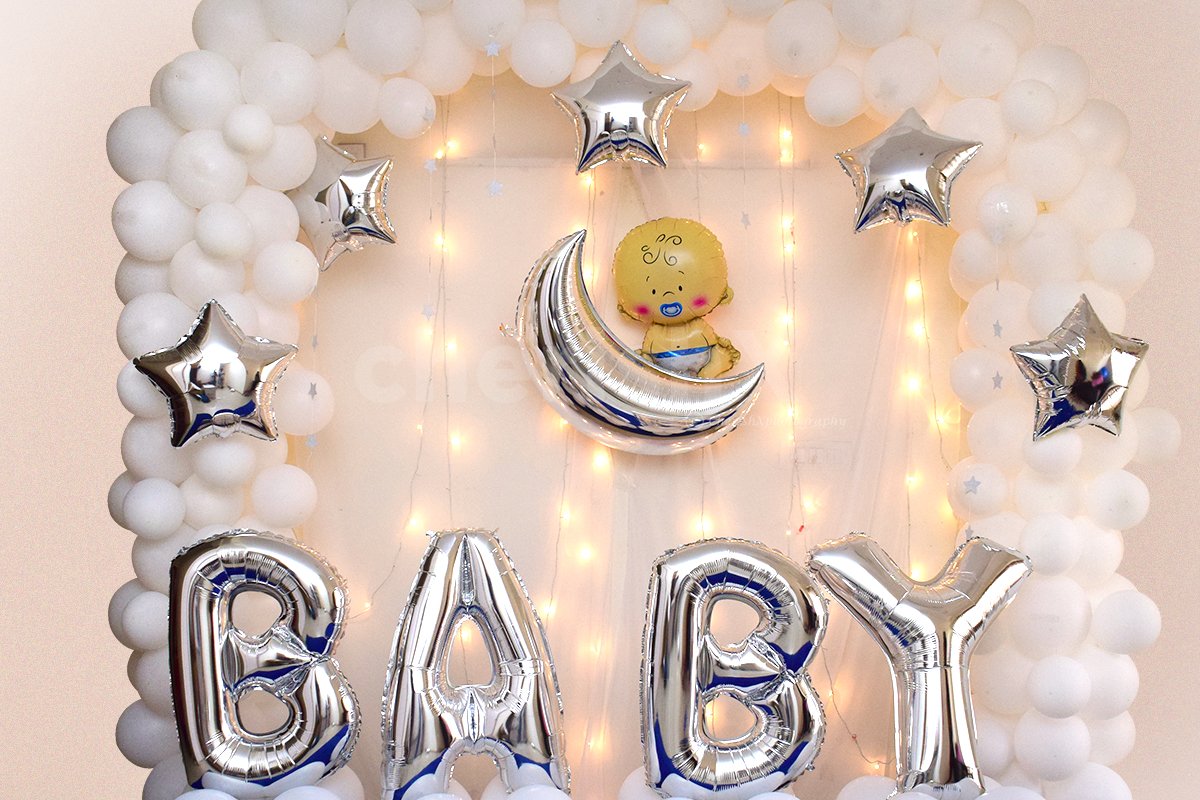 Heavenly Baby Shower Decor