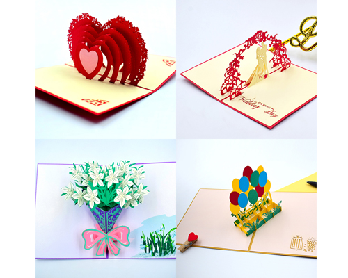 Choose a 3D Pop up card to express your love and make them feel special ...