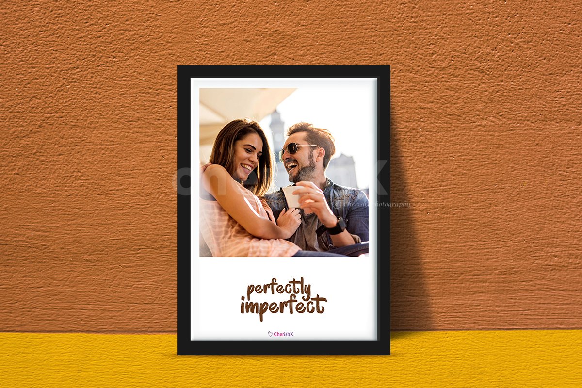 Book a photo frame with custom text and surprise your special one.