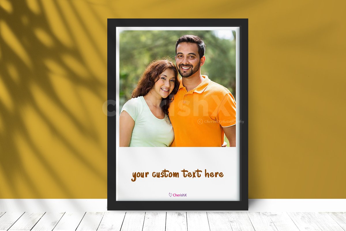 Personalised Photo Frame With Custom Text