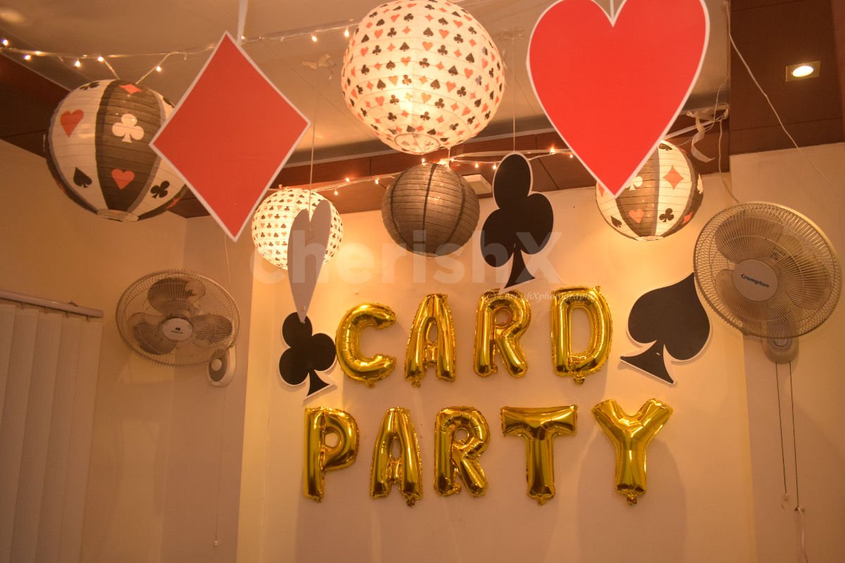 Card Themed Party Decoration with Poker, Casino Theme cutouts in Delhi/NCR