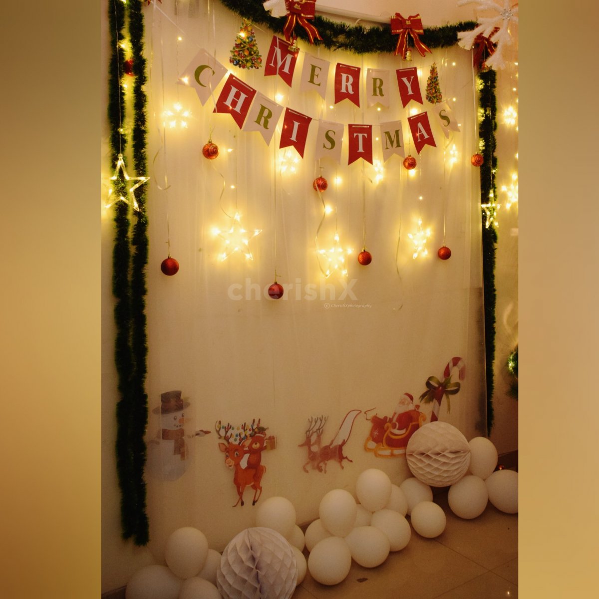 Beautiful Backdrop For Christmas decoration at your home in Delhi,Gurgaon,  NCR | Delhi NCR