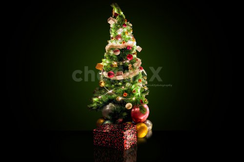 Merry Christmas Tree Decoration-4FT