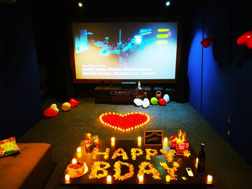 Private Movie Experience with Romantic Decor in Bangalore | Bangalore