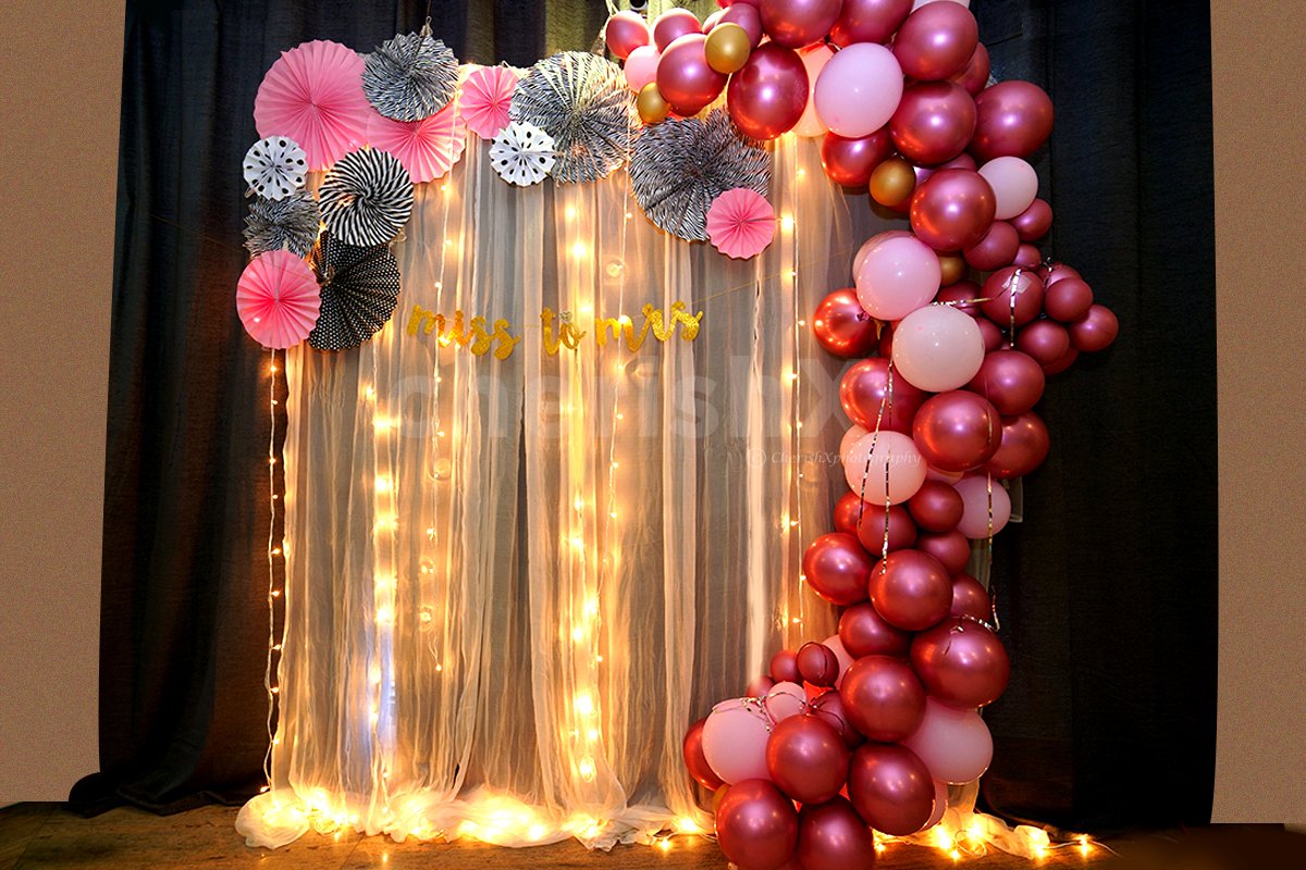 A Glorious Balloon Room Decoration for Bridal Shower