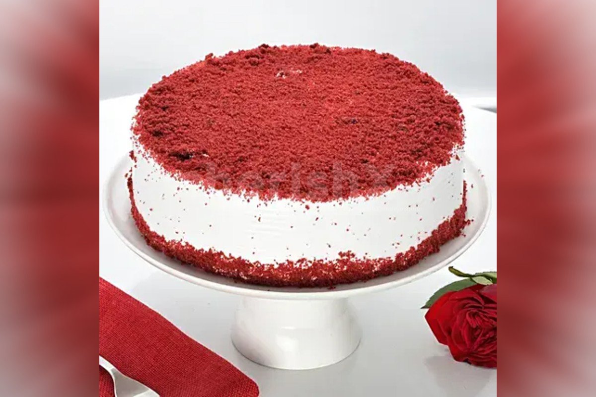 Fresh red velvet cake delivered to your home