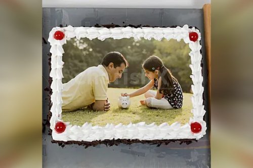 Special black forest photo cake home delivery