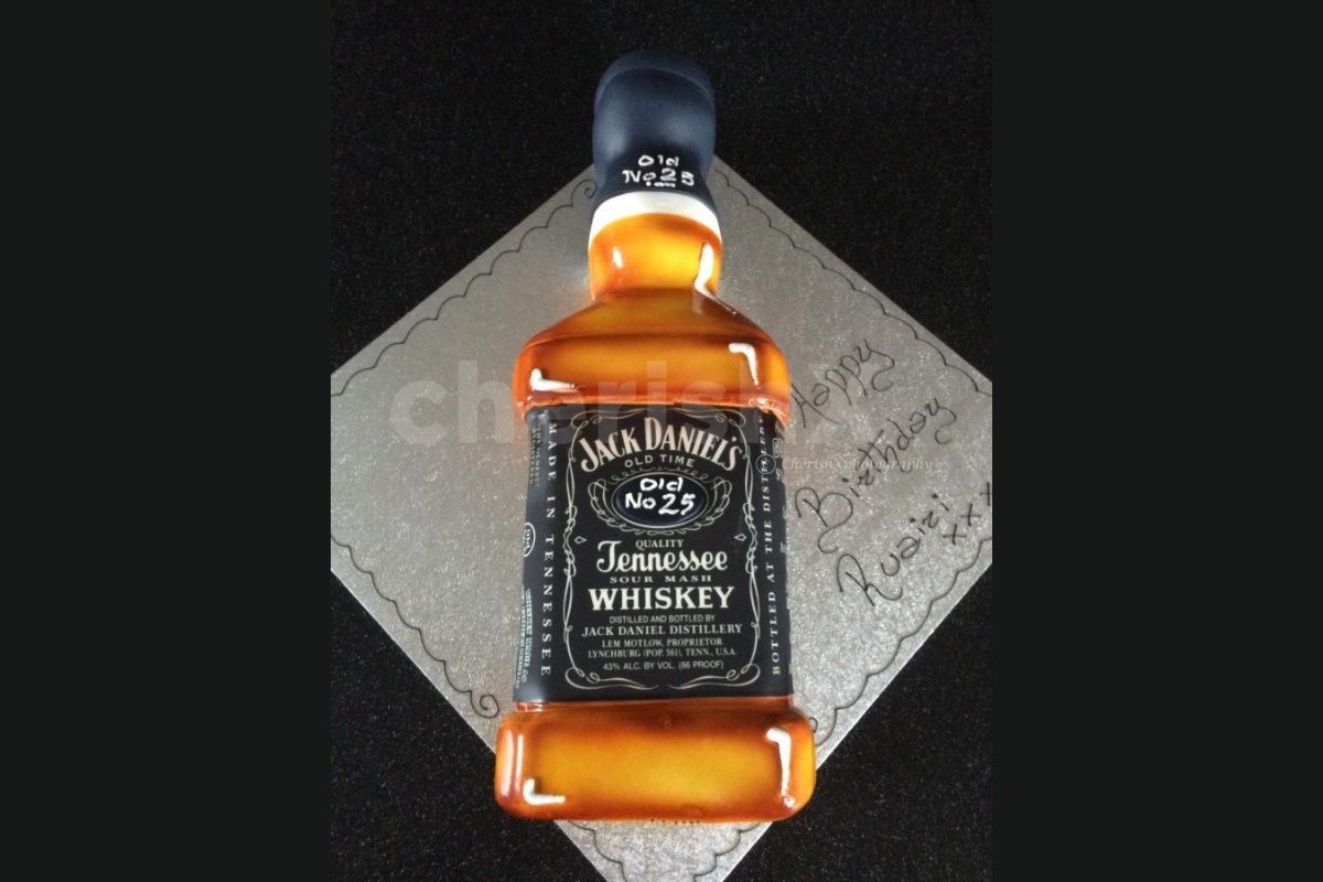 Jack Daniels Cake Topper