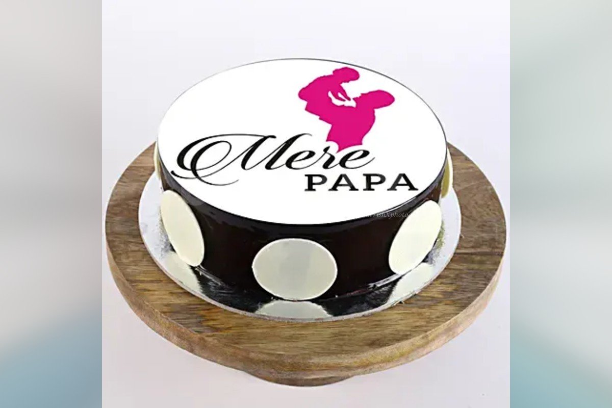 Order 'Mere Papa' designer photo cake to celebrate and wish ...