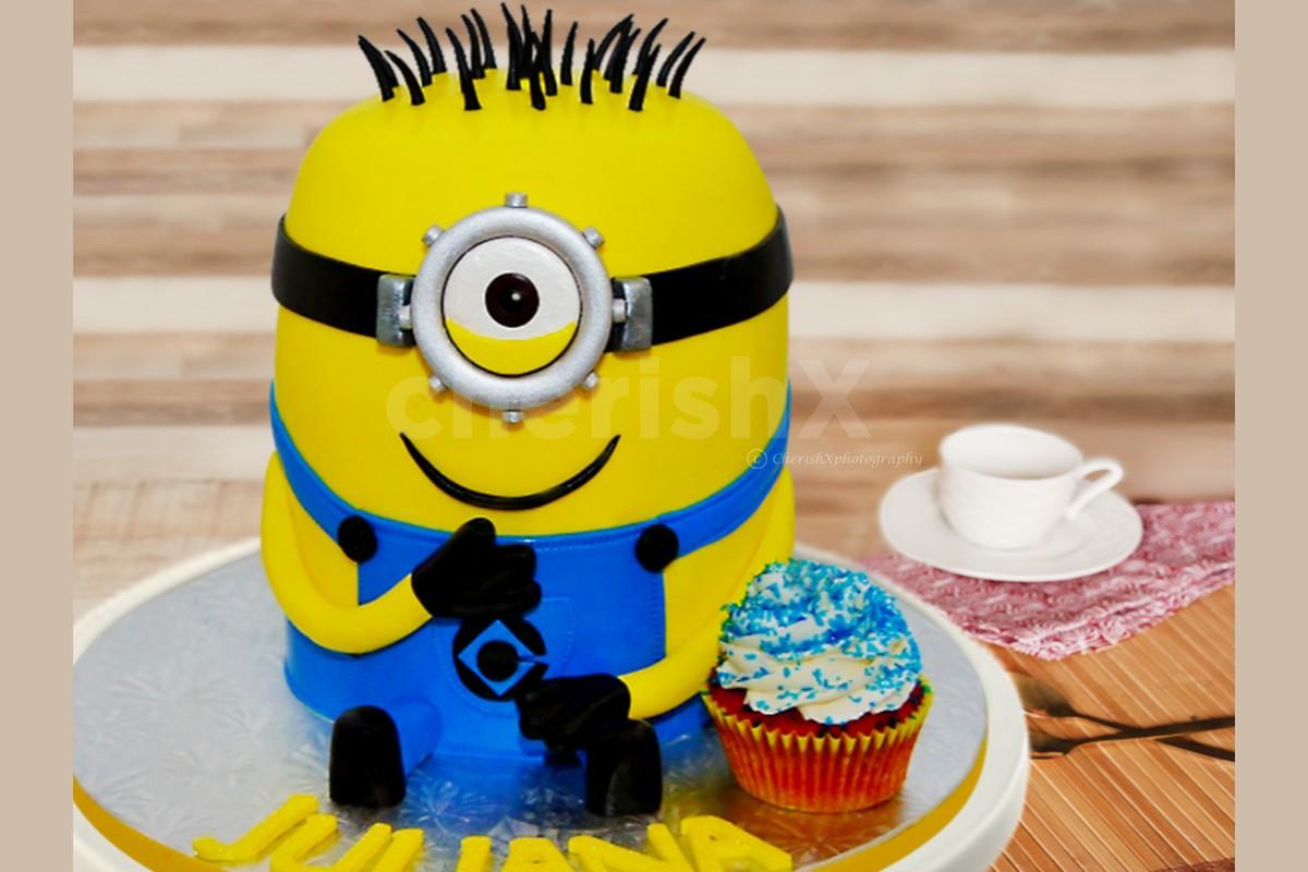 Buy/send Lovely Minion Photo Cake order online in Jaipur | CakeWay.in