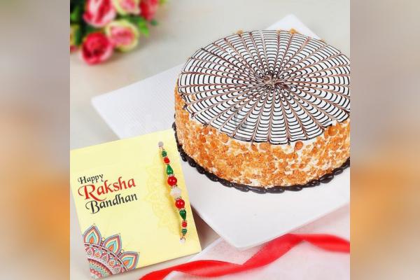 Rakhi Cake | How To Make Fondant Cake | Raksha Bandhan Special - Bhumika -  YouTube