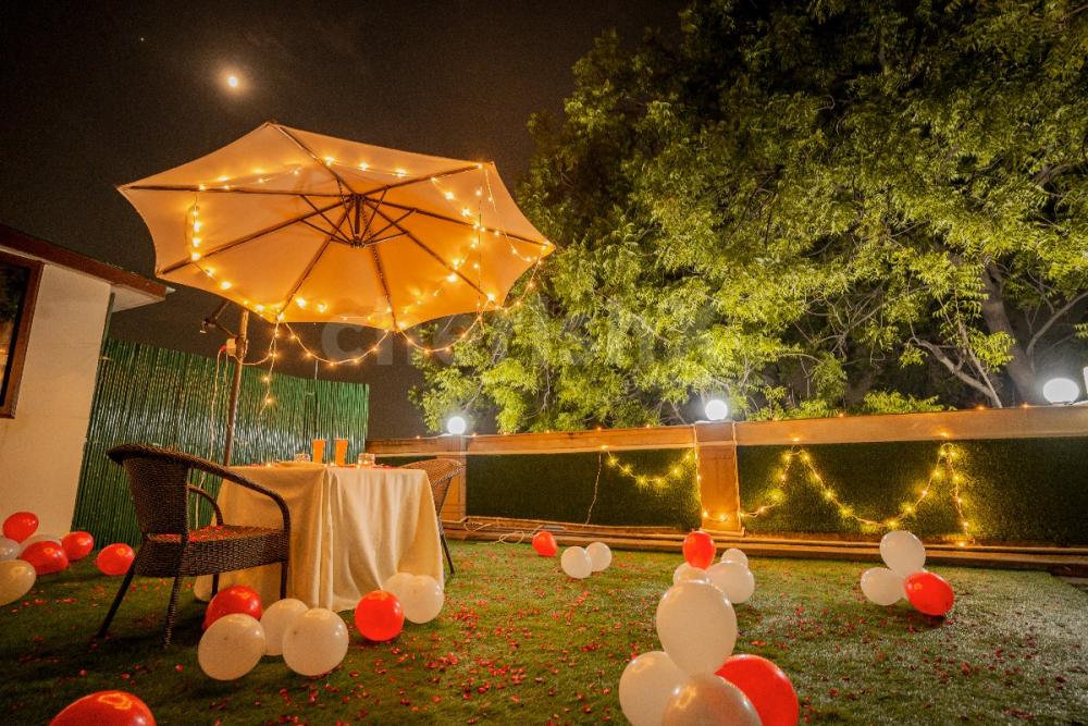 Book this candlelight dinner under the stars exclusively with cherishx