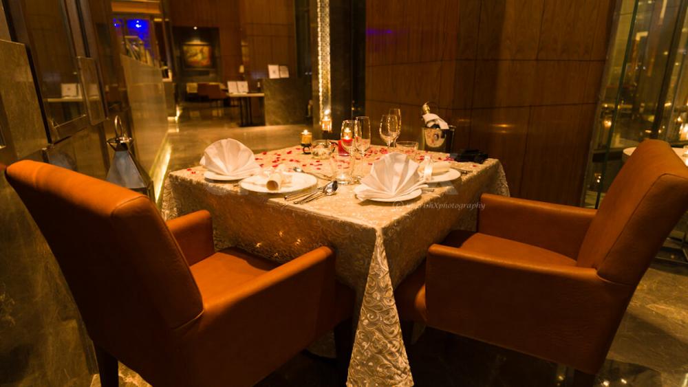Candlelight dining at Taj city centre curated by cherishx