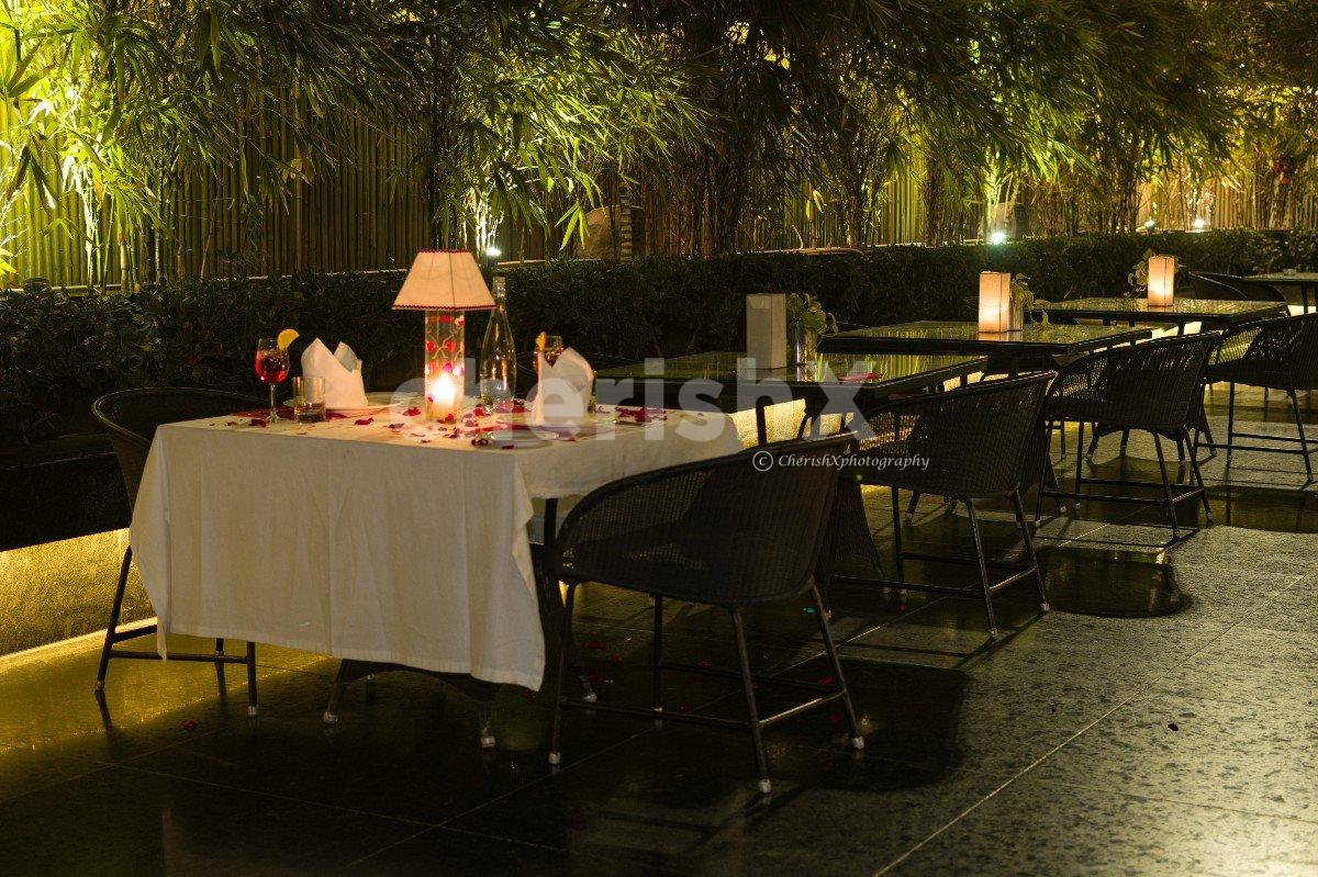 Romantic Open Air Candlelight Dinner at The Lalit, Delhi Delhi NCR