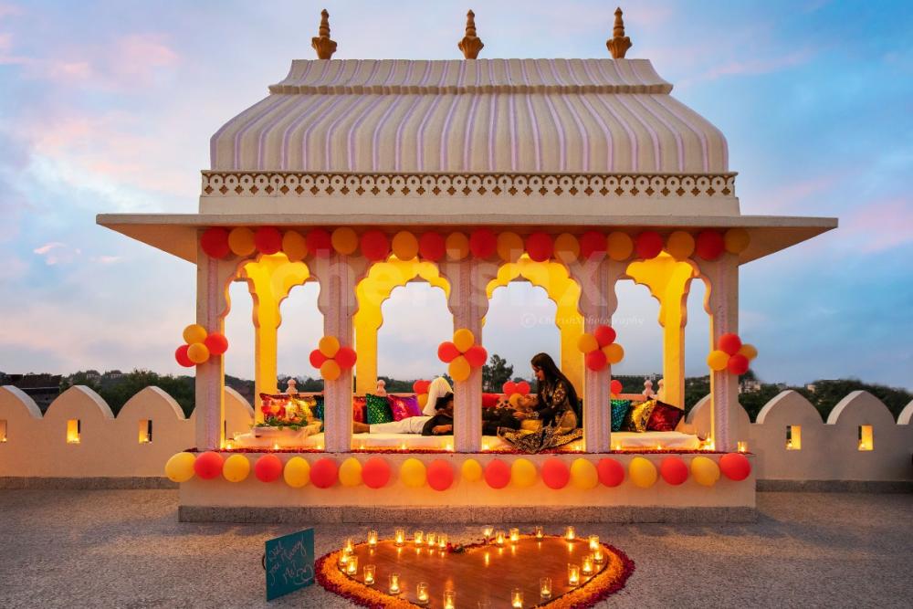Royal baradari dinner in Jaipur