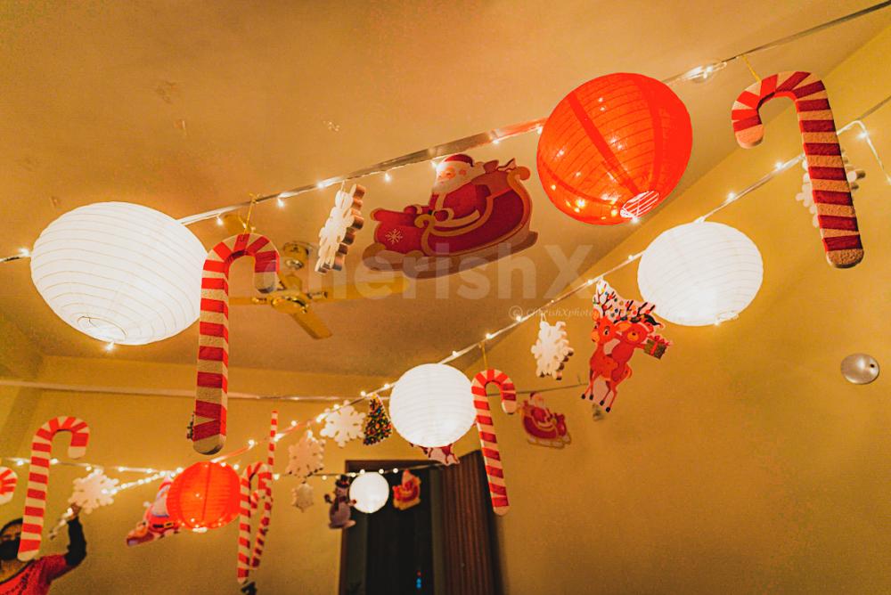 Light up your home this Christmas with this beautiful lantern & LED