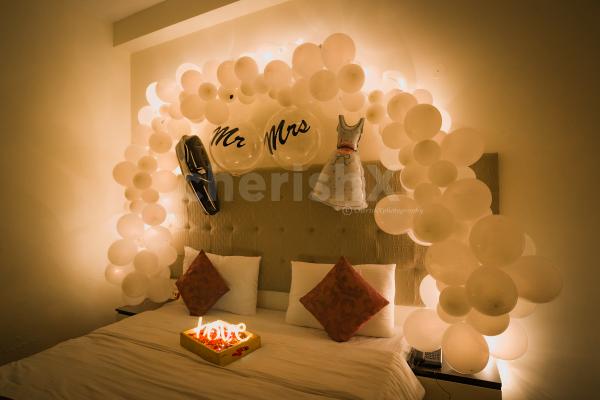 Premium First Night Wedding Decor for a beautiful time.