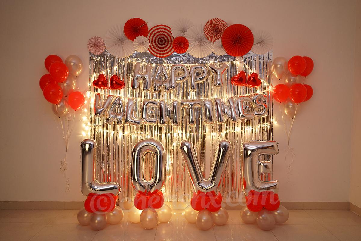 Make your Valentine's Date Unforgettable with CherishX's Happy Valentine's Love Decor!
