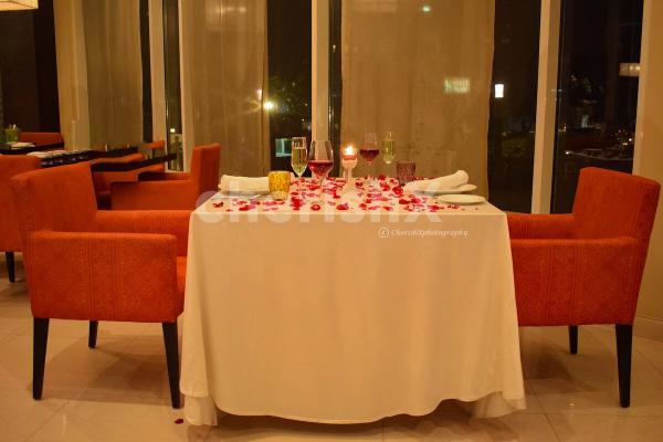 Valentines Luxurious Indoor Dinner at Hyatt