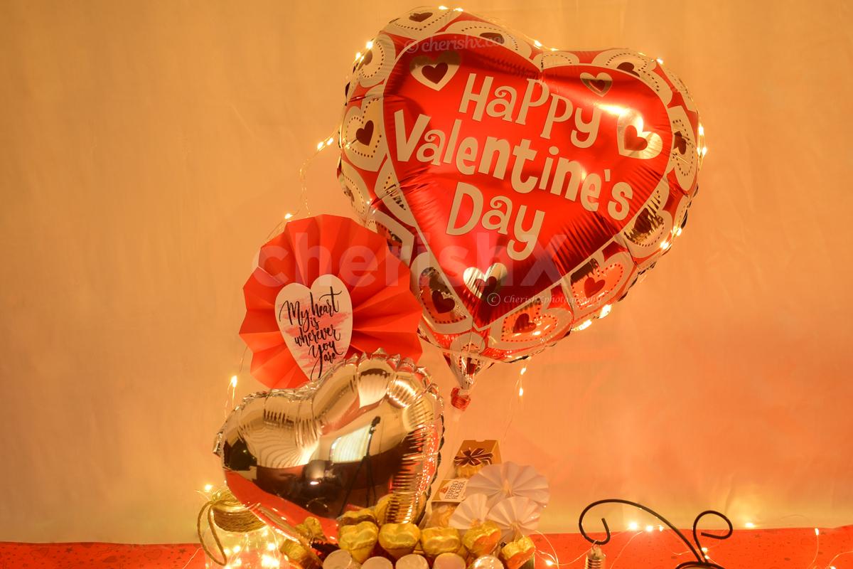 .Surprise your partner with this delightful and cute Valentine's Day Bucket offered by CherishX!