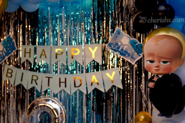 Book CherishX's Boss Baby Theme Decor and throw an amazing birthday bash for your child!