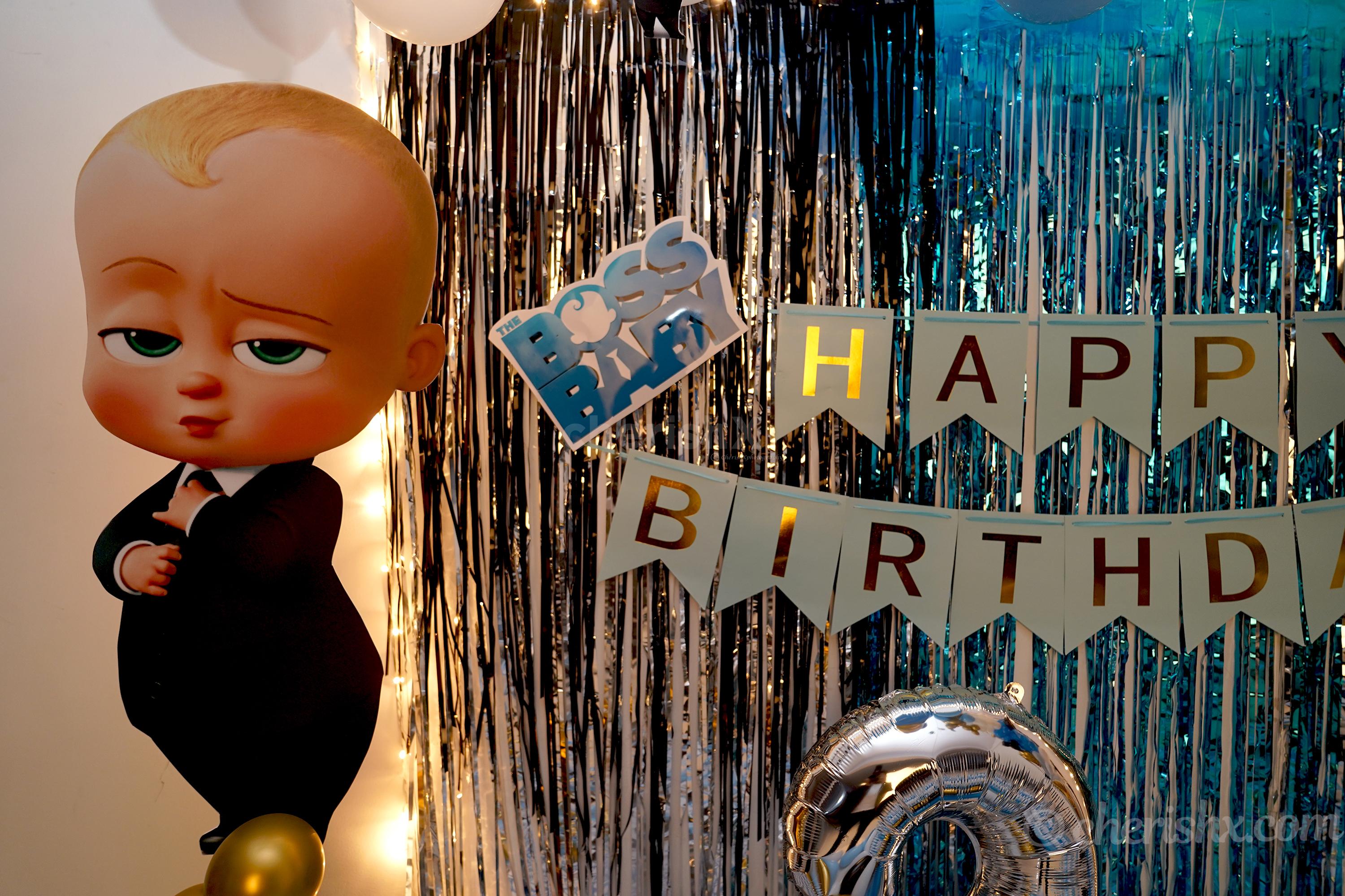 Is it a time for a birthday party? Then book this exciting CherishX's Boss Baby Theme Decor!
