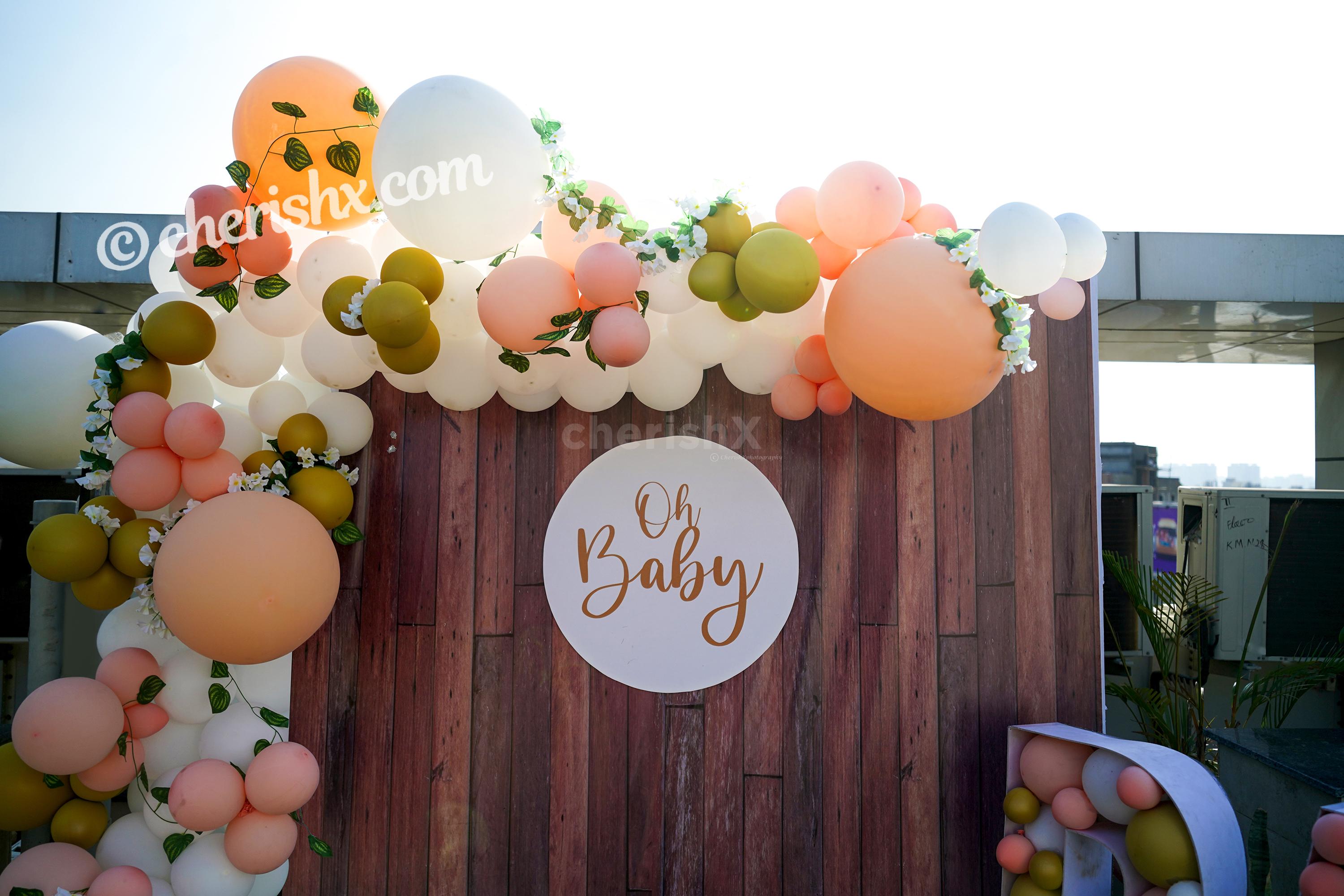 Have a charming baby shower with CherishX's Peach Colored Baby Shower Decor!
