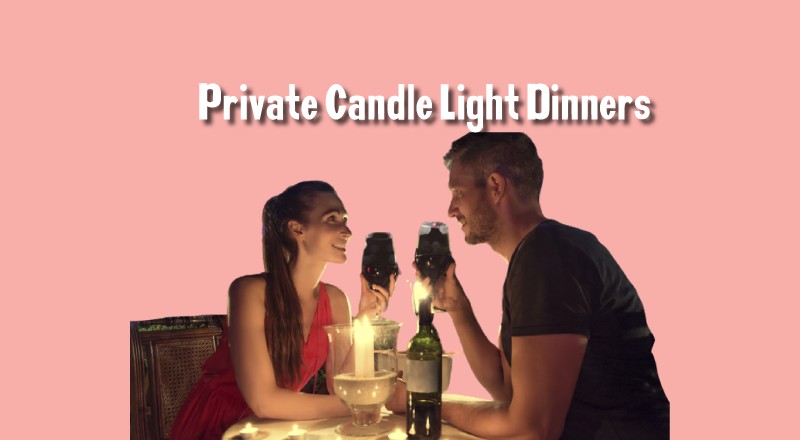 Romantic Dinner Table Setup Decoration With Candle Light In A Restaurant.  Selective Focus. Stock Photo, Picture and Royalty Free Image. Image  147447488.
