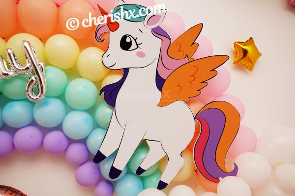 Make your child's birthday exciting by having Unicorn Birthday Theme Decor!