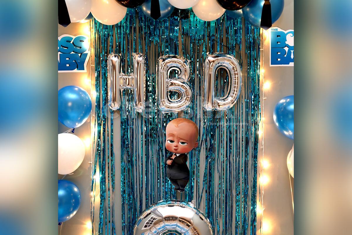 Surprise your child with this amazing Boss Baby Balloon Decoration for Room.
