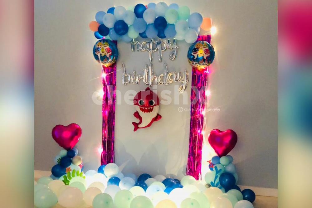 Make Your Child S Birthday Memorable With Baby Shark Birthday Decor