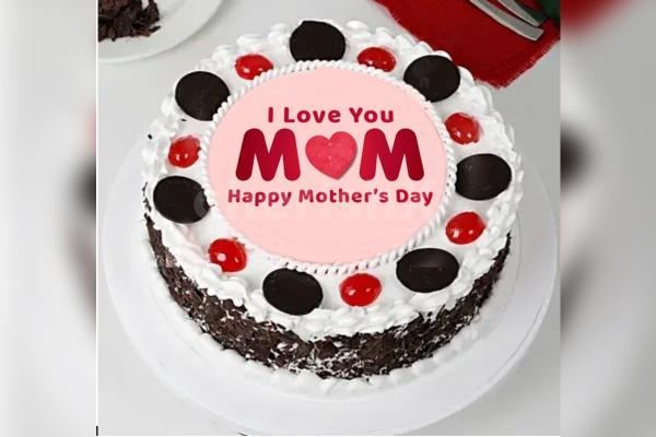 Buy Online or Send a delicious Mothers Day Special Blackforest Photo Cake anywhere in Delhi, Gurgaon, Noida, NCR, Bangalore, Jaipur