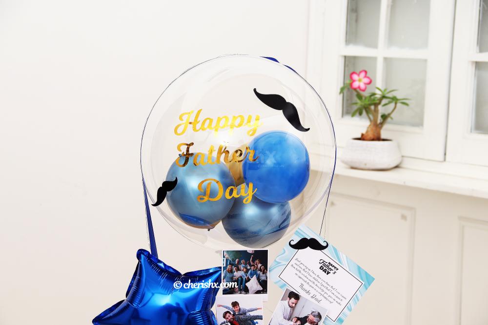 Shower your love upon your loving DAD with this Blue & Gold Father’s Day Bucket!