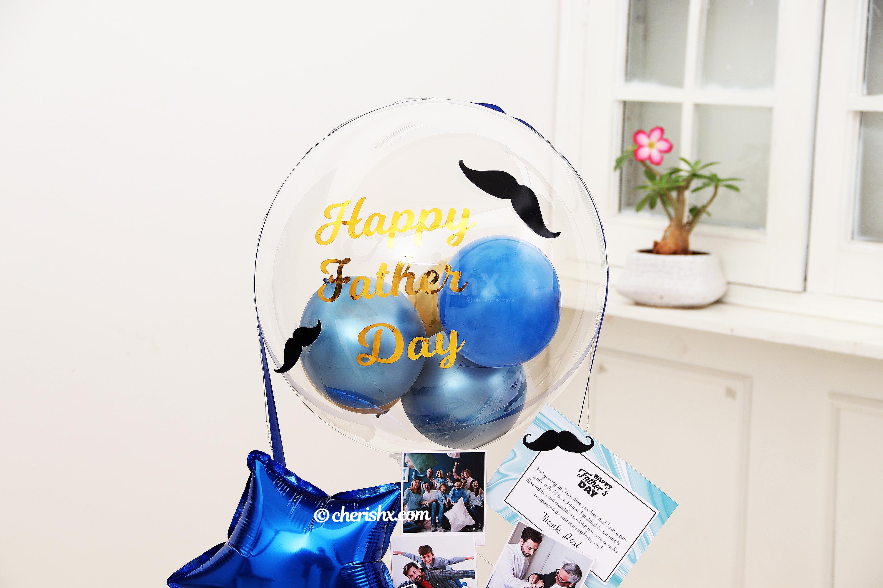 Shower your love upon your loving DAD with this Blue & Gold Father’s Day Bucket!