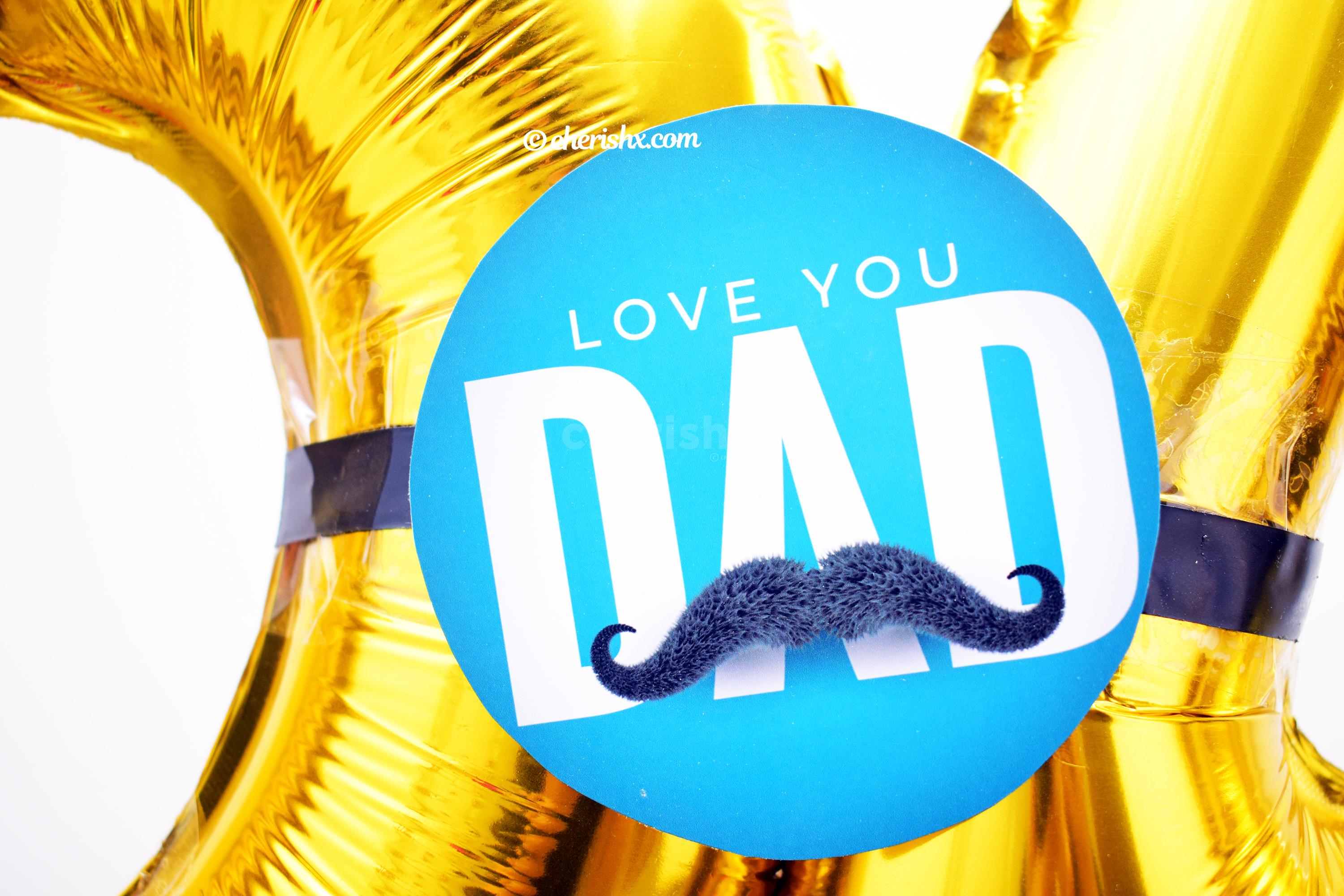 You can surprise your dad with a whole lot of beautiful balloon bunch!