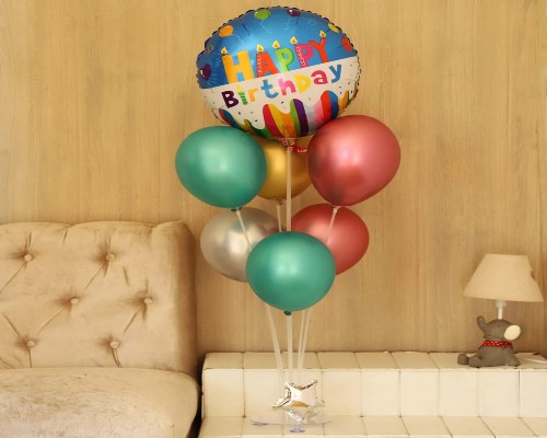 Add a Happy Birthday Balloon Bouquet