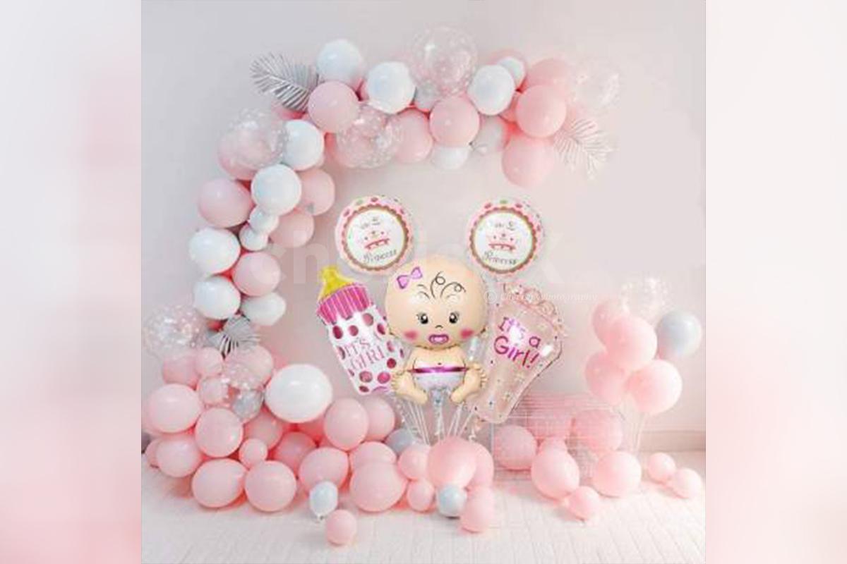 Welcome Baby Girl - Pastel Pink Decoration