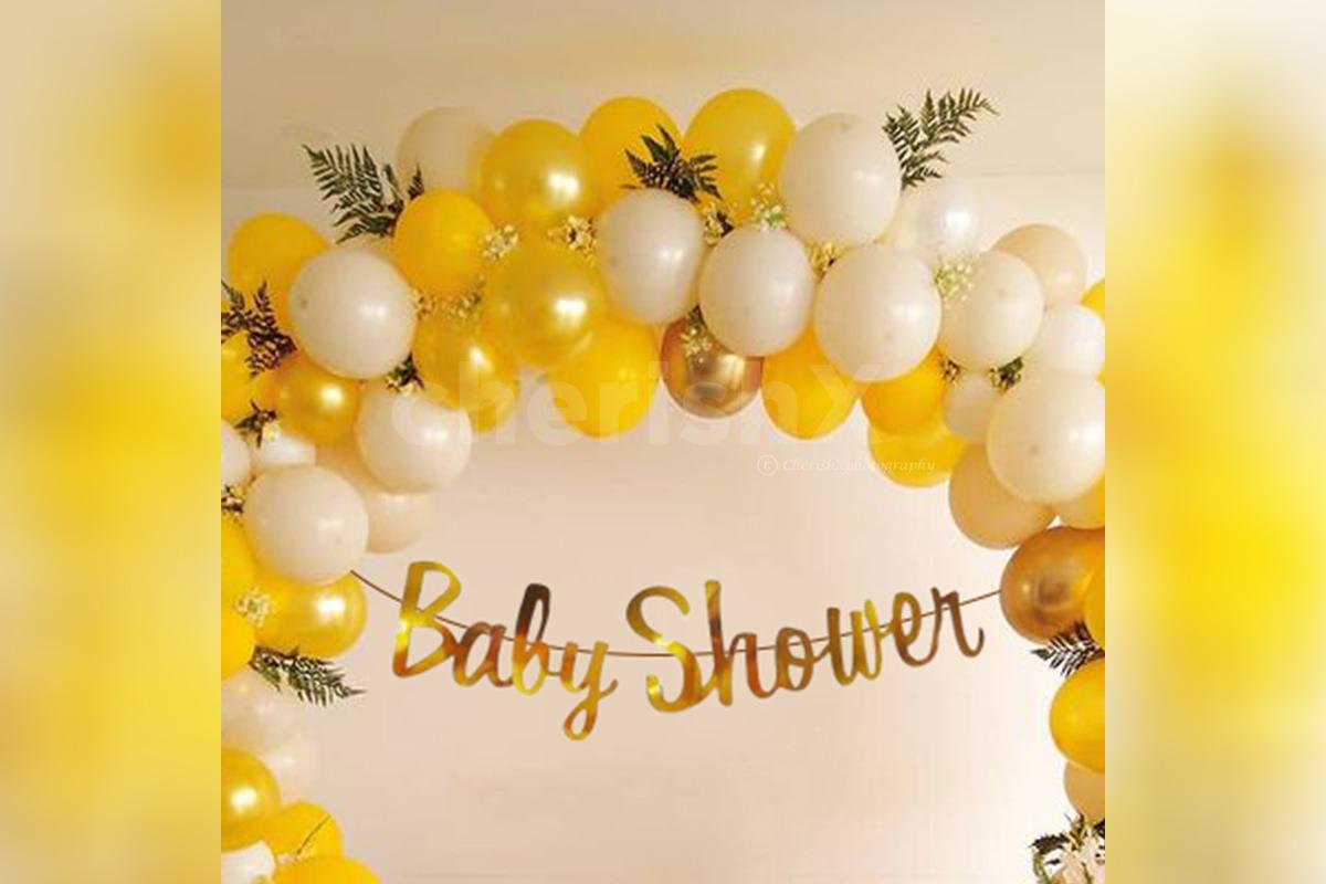 Celebrate the special event with special ring balloon baby shower decor by CherishX!