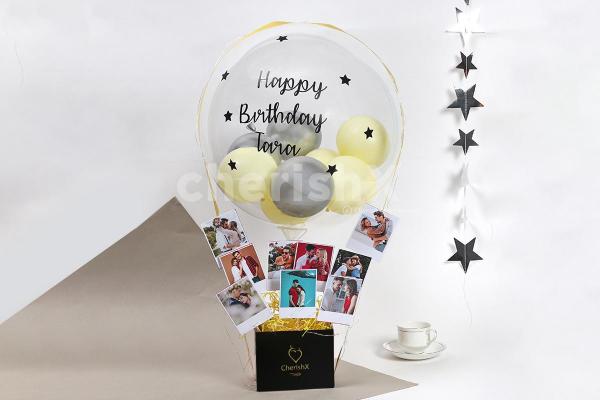 Buy Online Balloon Bucket with Bubble Balloons for Delivery in Bangalore