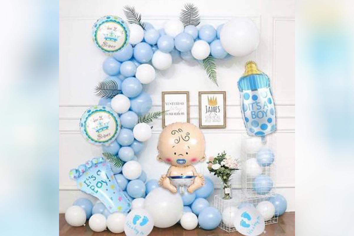 New Born Baby Boy - Pastel Blue Decoration Baby Welcome Decoration
